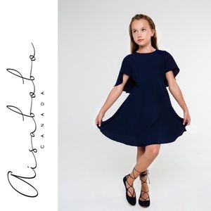 Aisabobo Chloe cape style dress